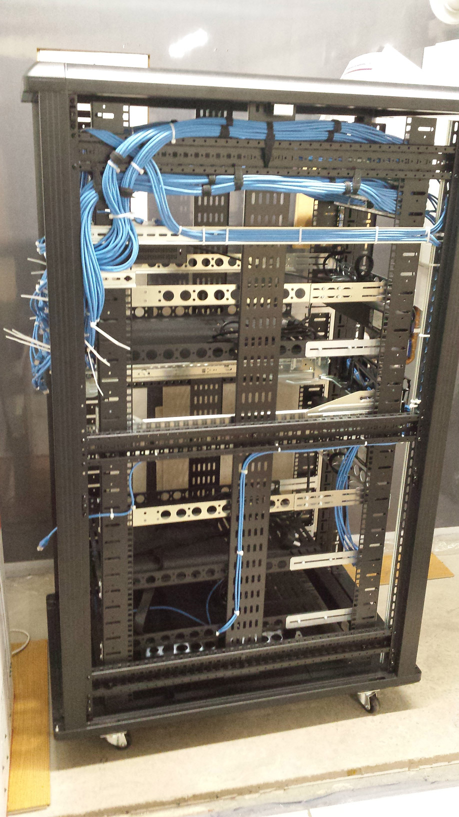 Server Rack Installation & Network Cabling