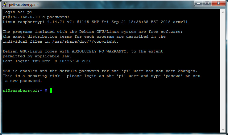 Raspberry Pi SSH Access