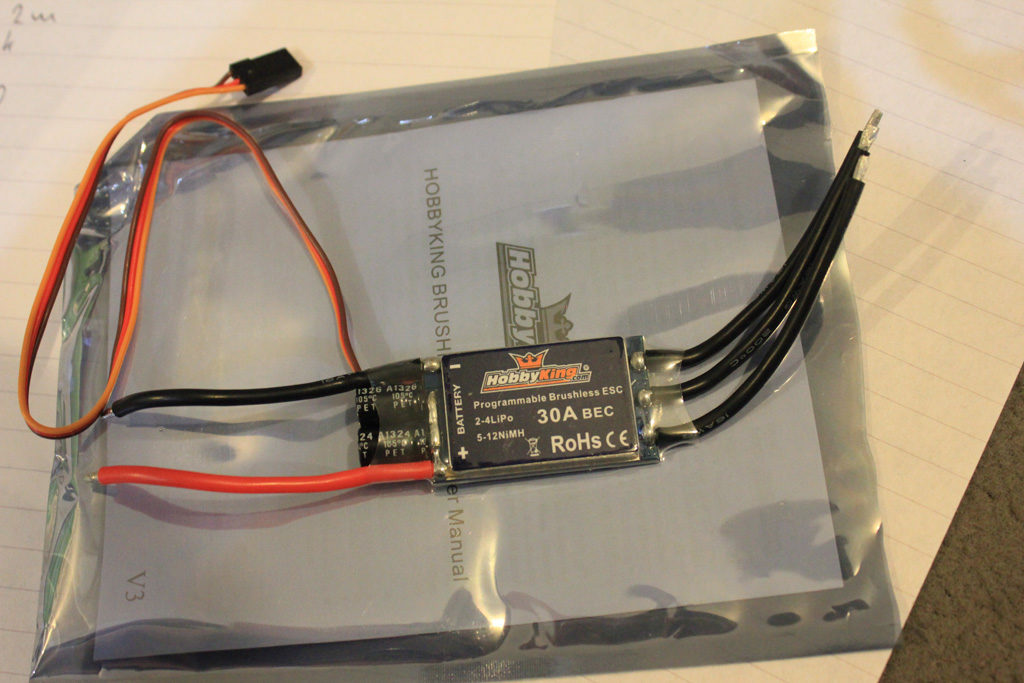 1 of the 4 motor speed controllers