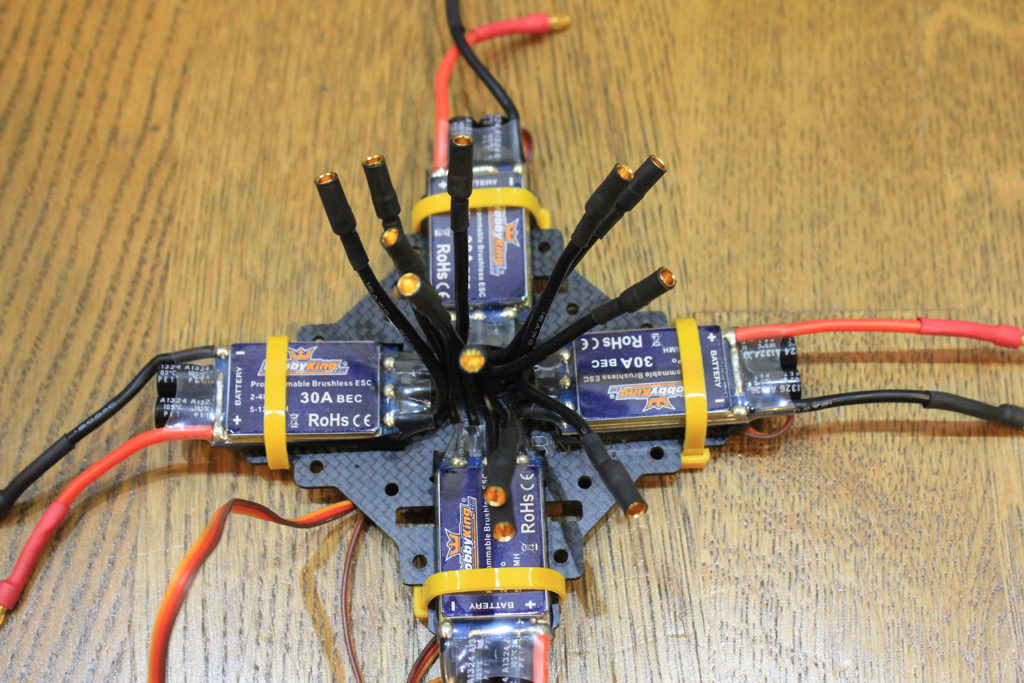 The ESCs are at their position