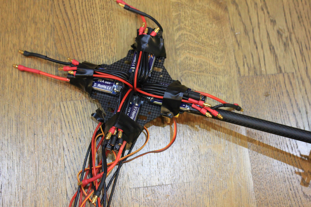 Adding extension wires for the motors