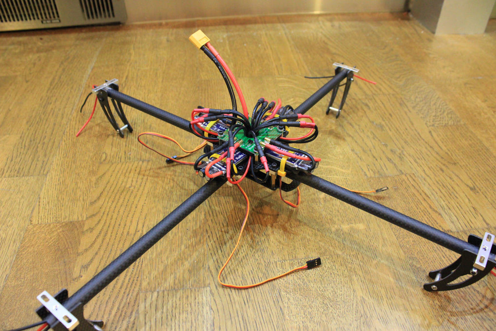 Battery connector added to the power distribution board