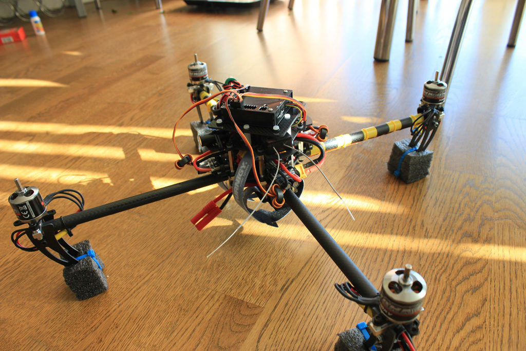 First assembled test version