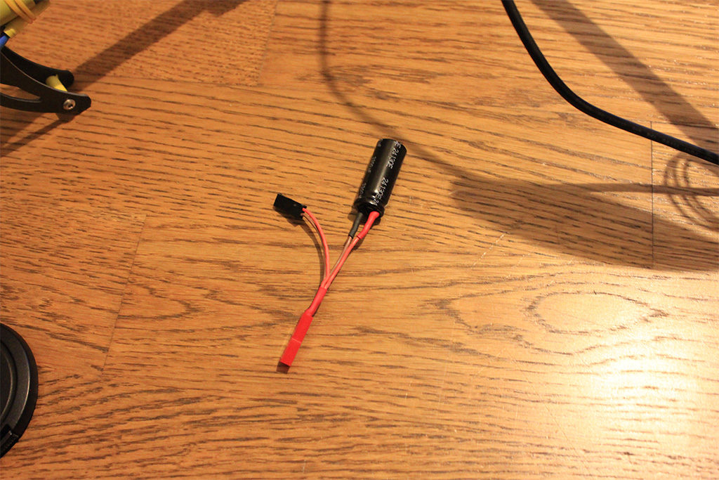 Bypass capacitor to protect circuit