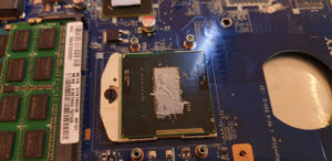 Applying Thermal Grease On The CPU's Core