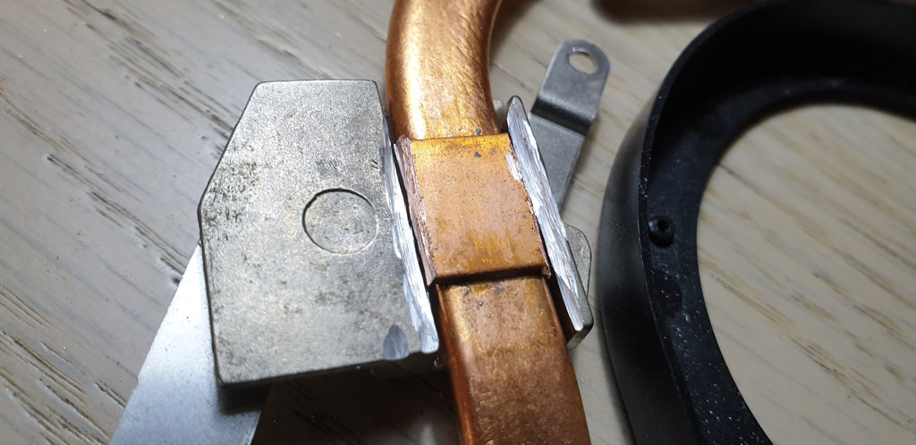 Cutting The Replacement Heatsink