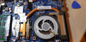 Intel i5-2430M CPU & Heatsink in Sony Laptop