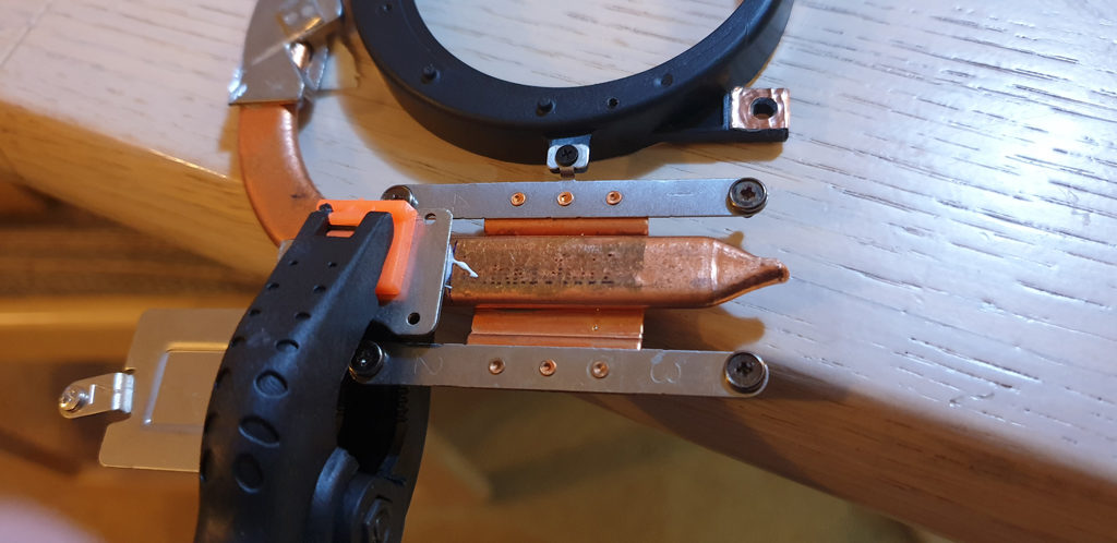 Mounting The Heat Sink Plate with Heat Transfer Adhesive