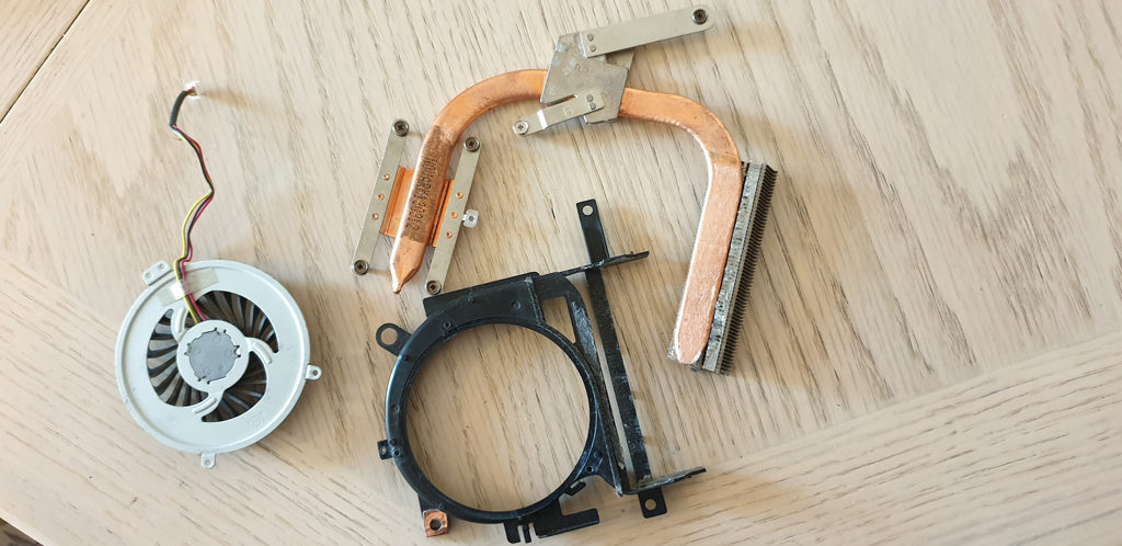 Tape Removed From Replacement Heatsink